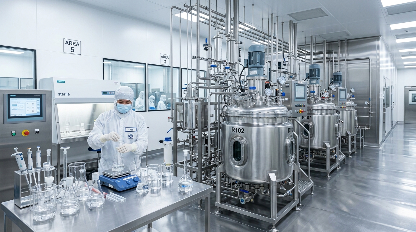 Pharmaceutical formulation and sterile cleanroom facility