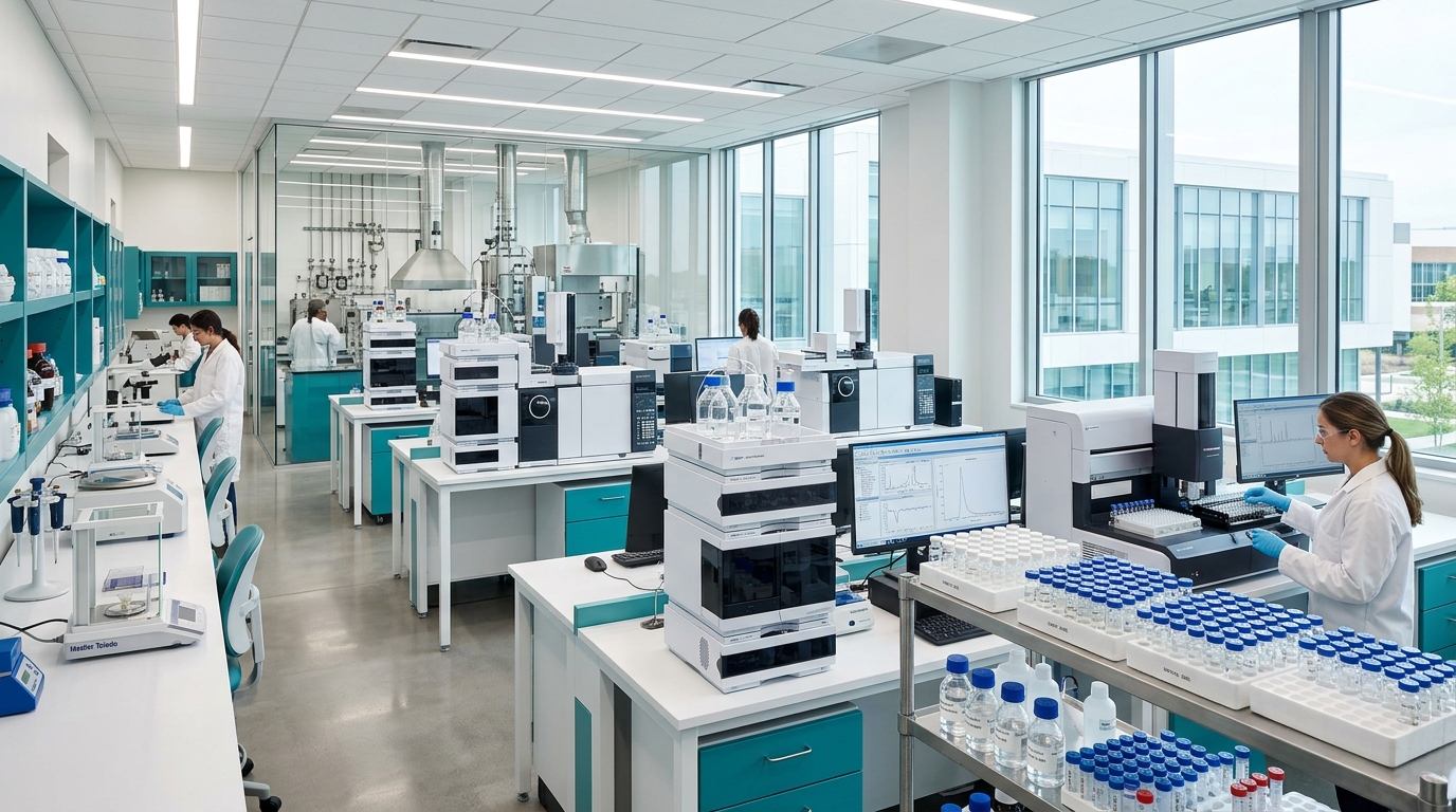 Analytical testing and quality assurance at Niyat Nexus partner facility